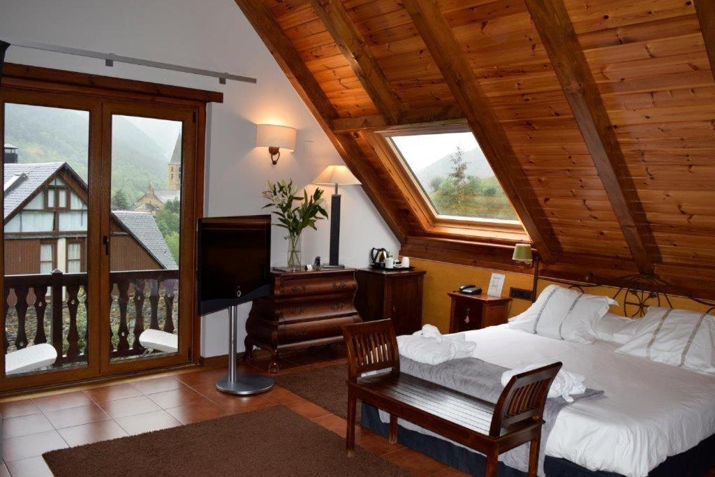 Posezení v ubytování Mauberme Mountain Boutique Hotel