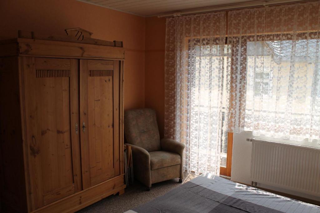 Posezení v ubytování Ferienwohnung Hofmann
