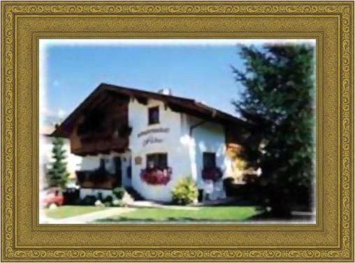 a picture of a house in a picture frame at Appartement Huber in Pertisau