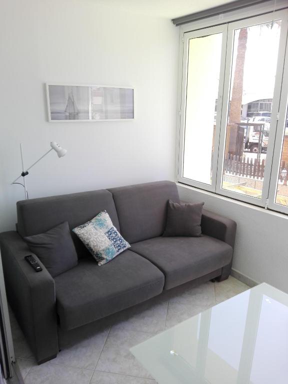 Posezení v ubytování Large Loft Sueño Azul ocean view