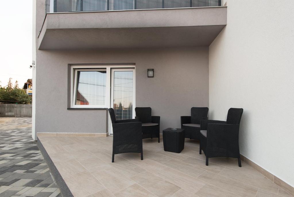 Posezení v ubytování Gold de luxe Apartman