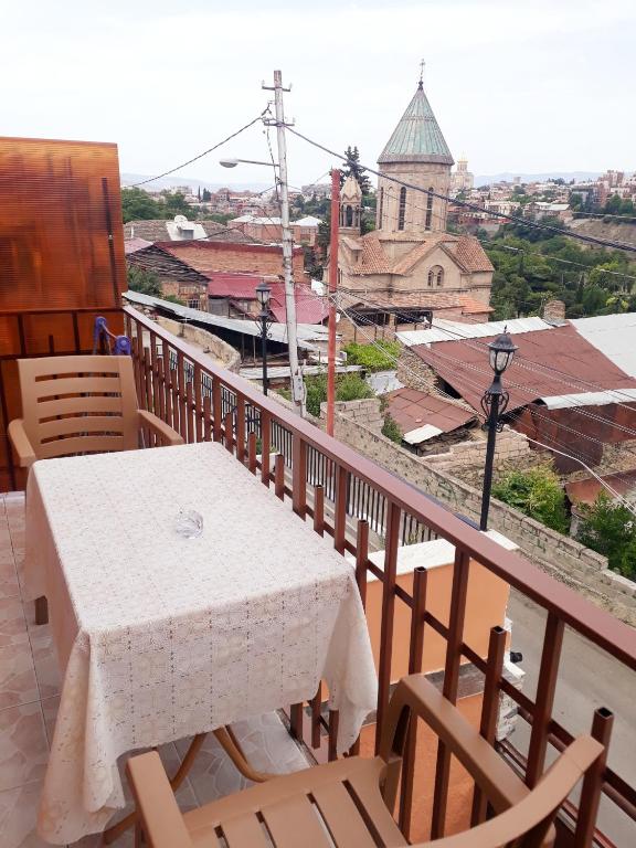 Balkón nebo terasa v ubytování Guest House Old Tbilisi