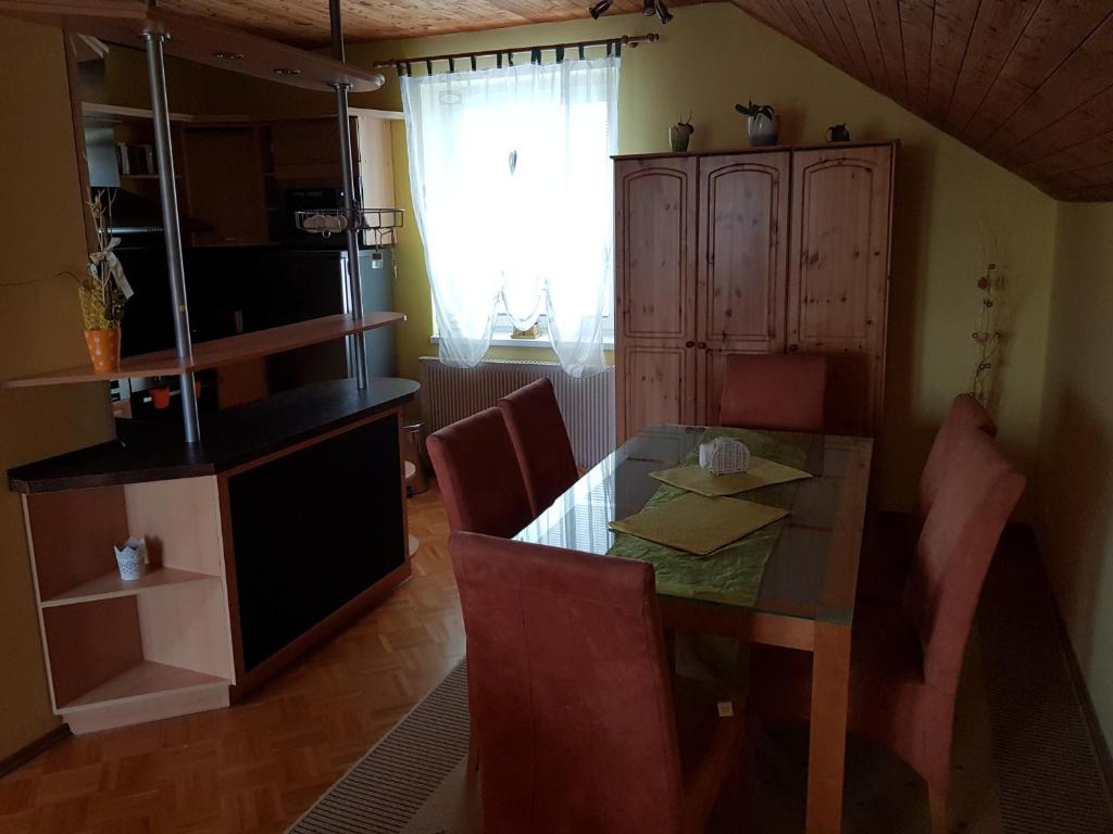 Kuchyň nebo kuchyňský kout v ubytování Apartman Aneta