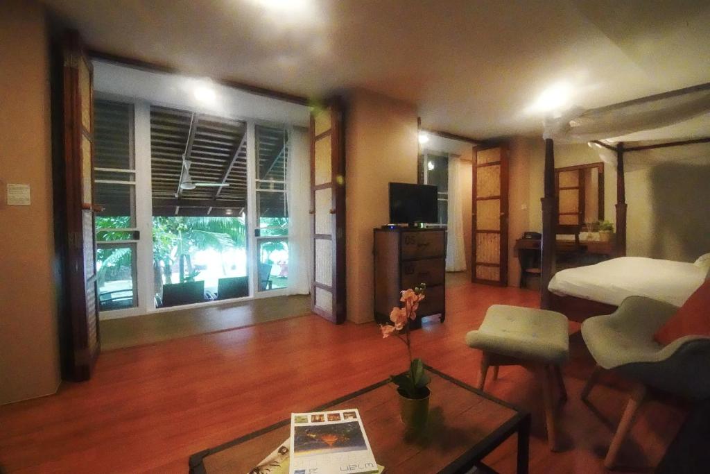 Posezení v ubytování Koh Mak Cococape Resort