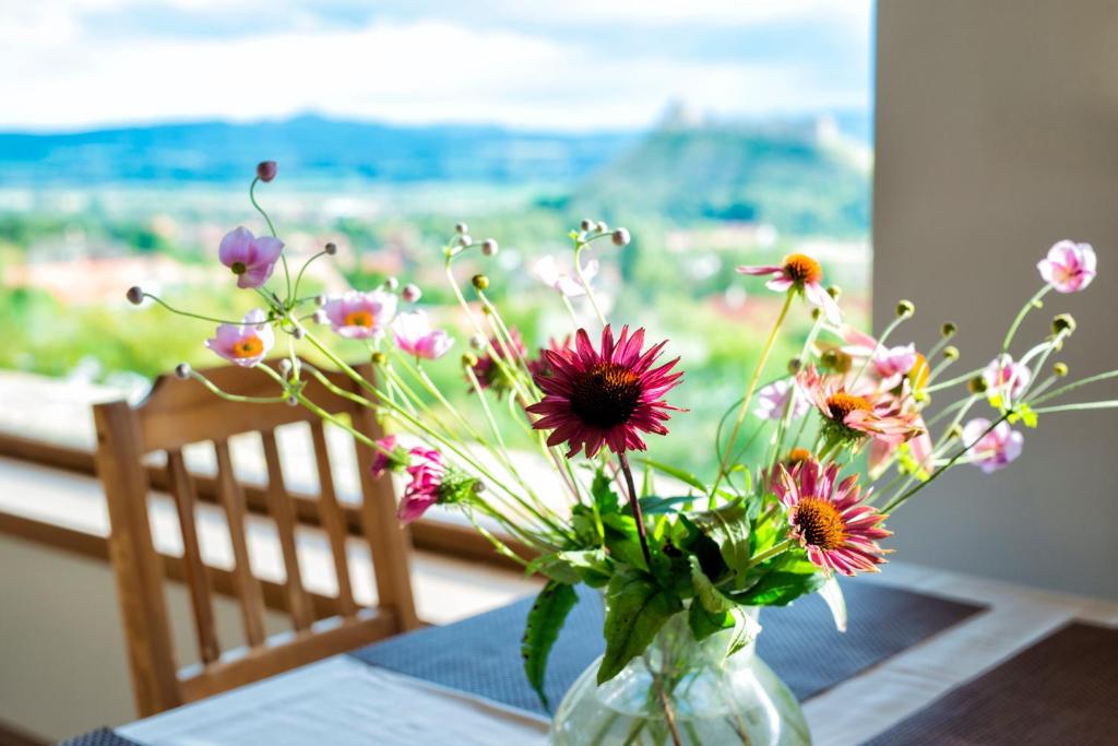 Balkon lub taras w obiekcie Villa Terazza-Panorama Apartman