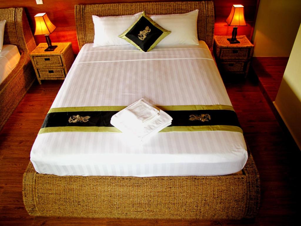 Postel nebo postele na pokoji v ubytování Atmaland Resort