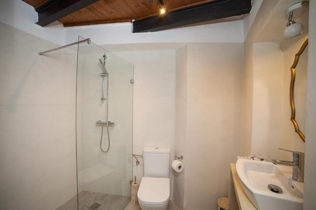 Koupelna v ubytování Apartahotel Siglo XIX