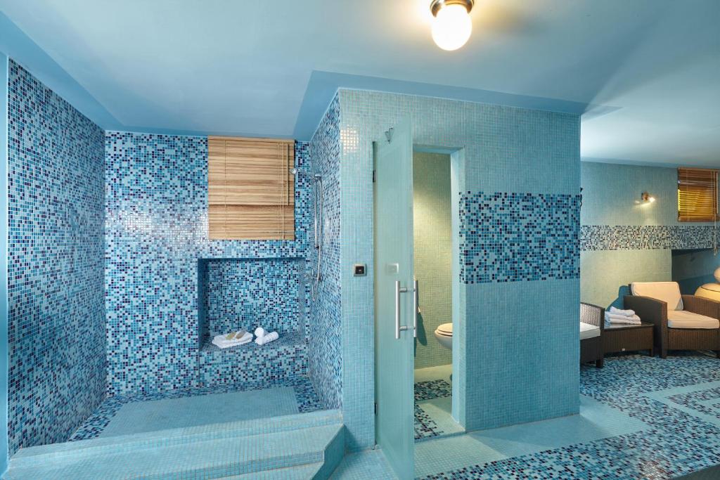Postel nebo postele na pokoji v ubytování Karavla Private Villa