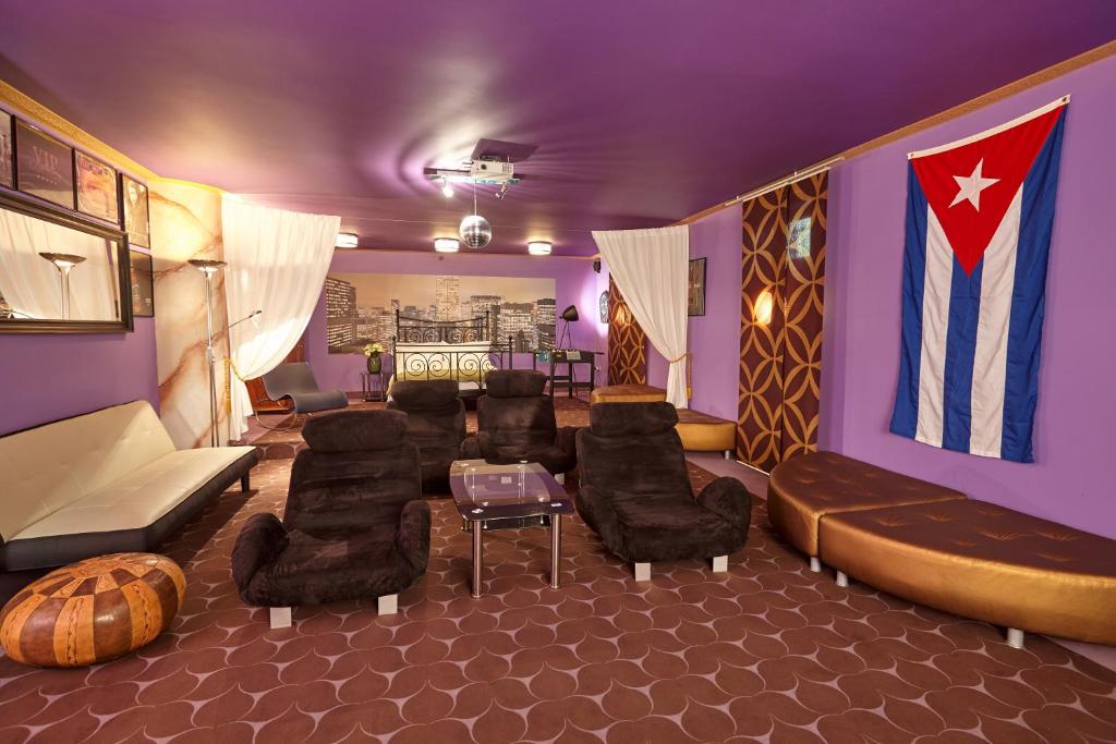 Posezení v ubytování Karavla Private Villa