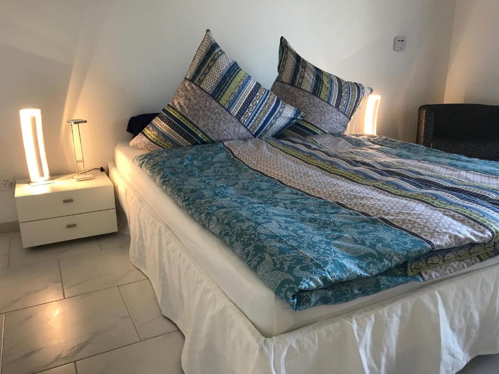 Postel nebo postele na pokoji v ubytování Casa al Castagno