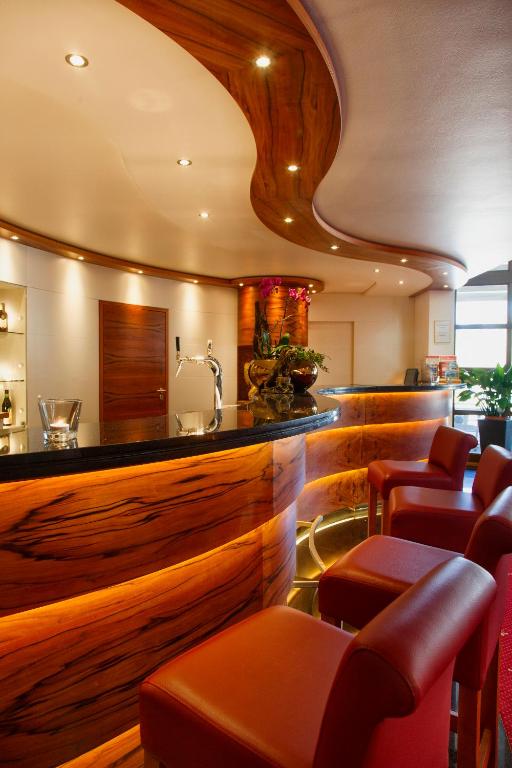 Posezení v ubytování Hotel Schwärs Löwen Freiburg