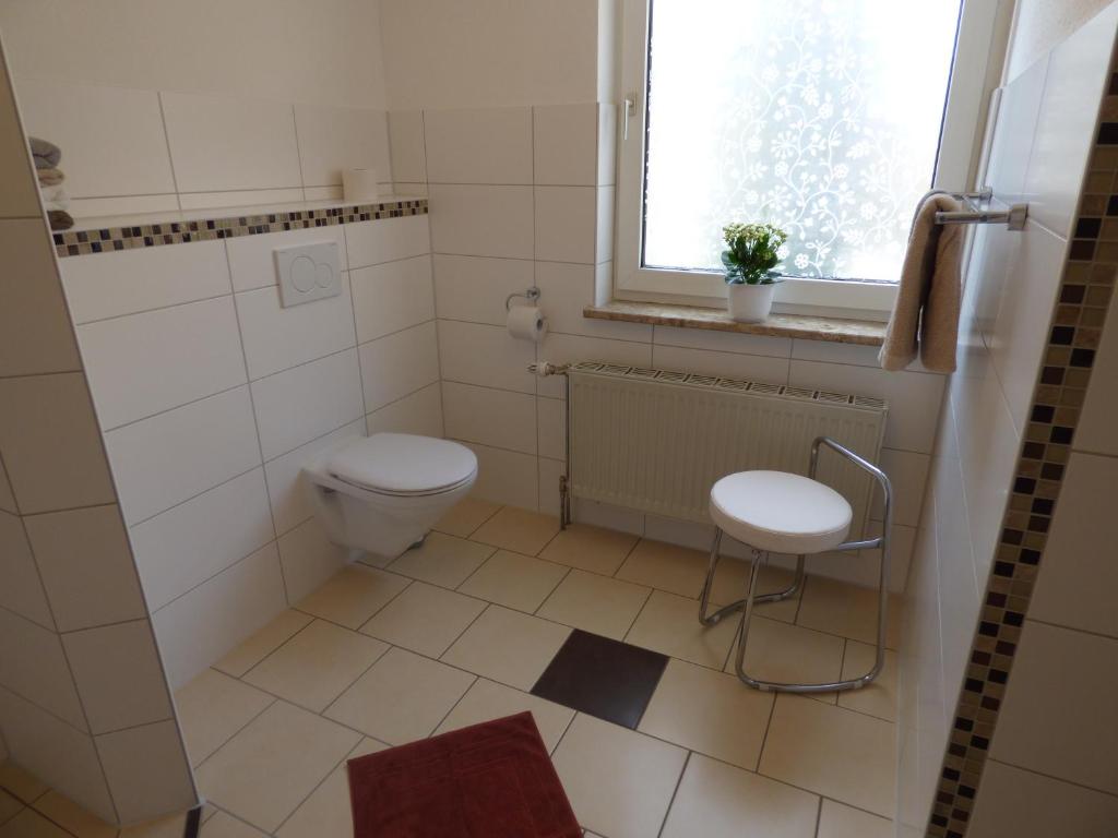 Koupelna v ubytování Ferienhaus Tamm-Voß