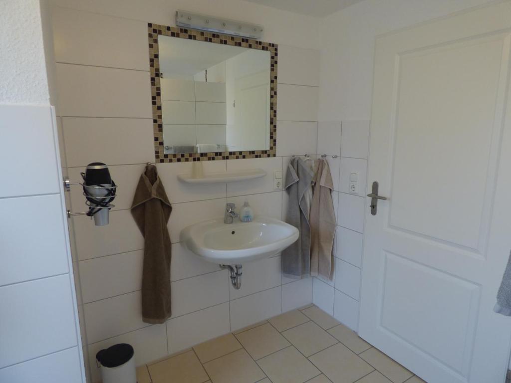 Koupelna v ubytování Ferienhaus Tamm-Voß