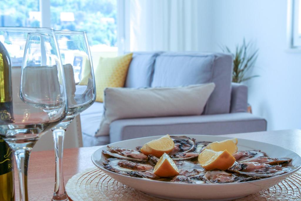 Nápoje v ubytování Oyster Paradise Blue Apartment