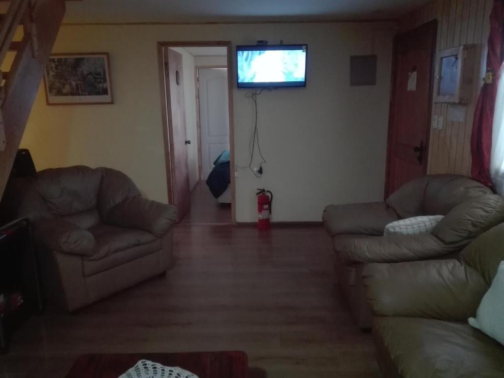 Posezení v ubytování Donde Lupe