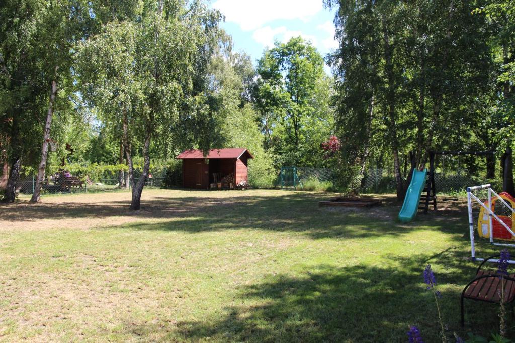 Zahrada ubytování Barwy Lata