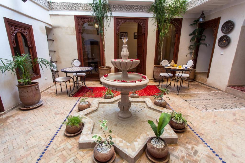 Posezení v ubytování Riad Chams Marrakech