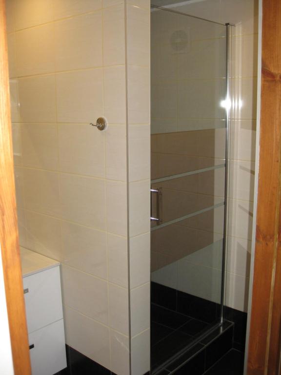 Koupelna v ubytování Apartmány U Vlka