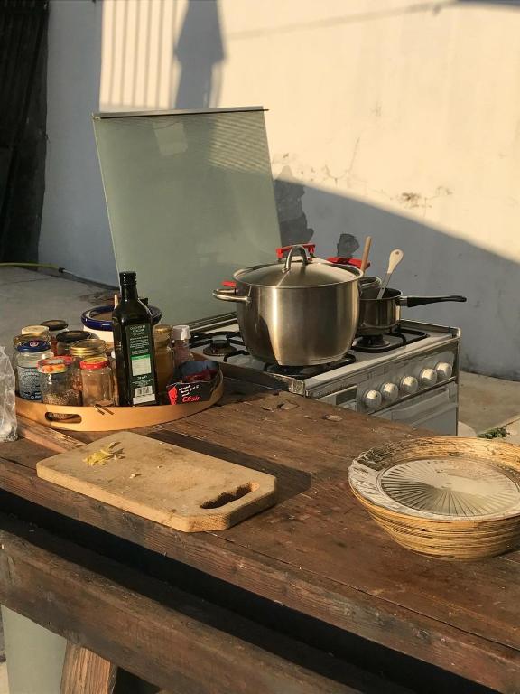 Kuchyň nebo kuchyňský kout v ubytování Villa Cadenza