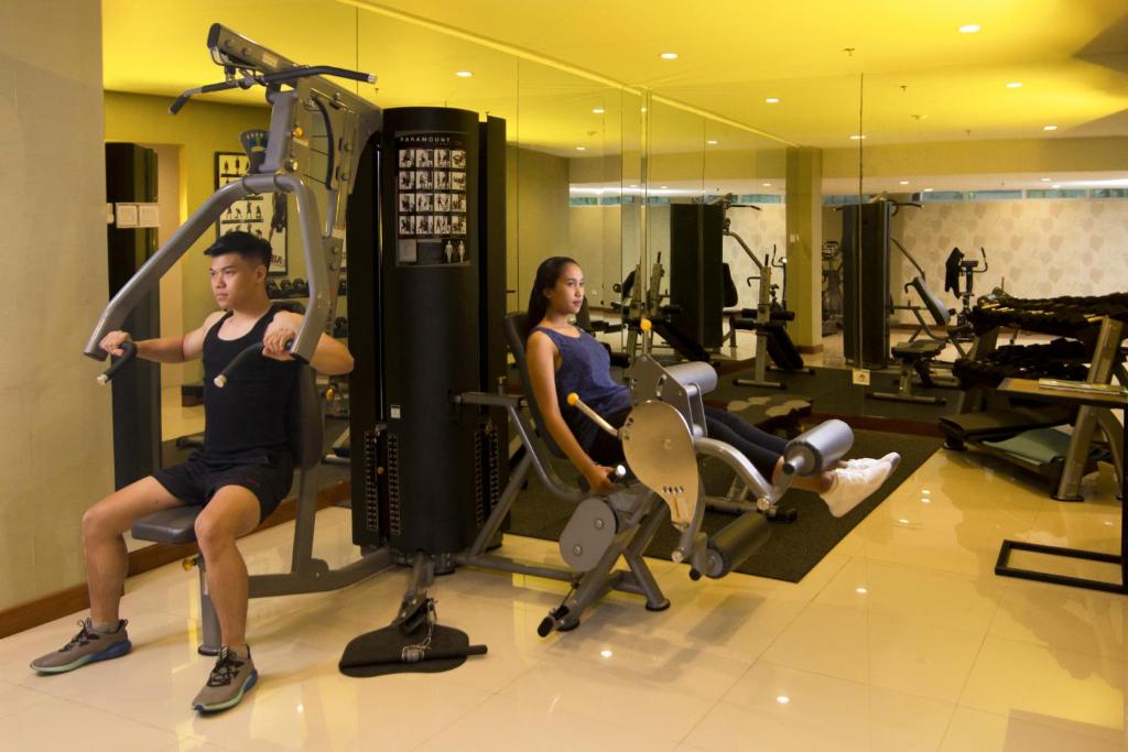 Fitness centrum a/nebo fitness zařízení v ubytování Gallery Prawirotaman Hotel