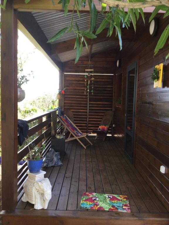 Balkón nebo terasa v ubytování Géranium et Manguier Guest House