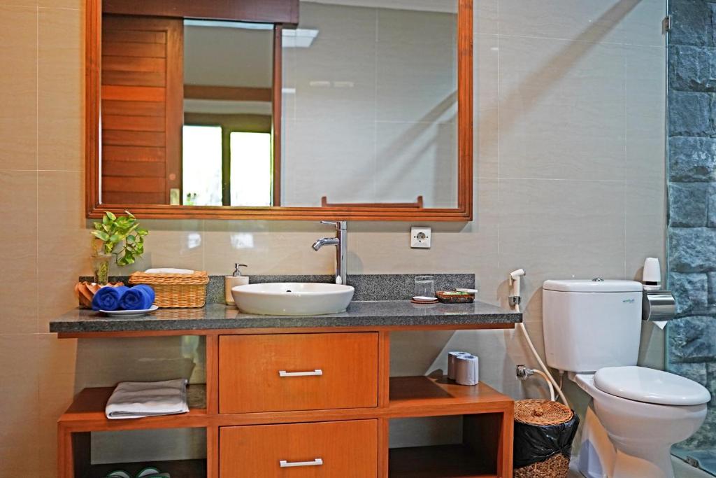 Koupelna v ubytování Lebak Bali Residence