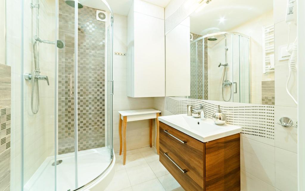 Kúpeľňa v ubytovaní Apartamenty Sun & Snow Residence Karpacz