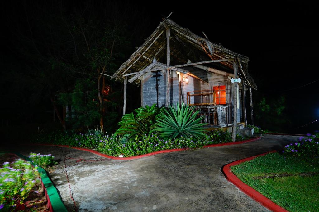 Zahrada ubytování Lotus an Eco Resort Konark