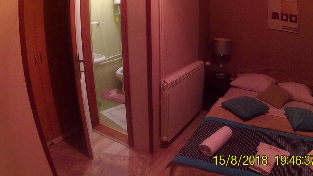 Postel nebo postele na pokoji v ubytování San Marko Motel