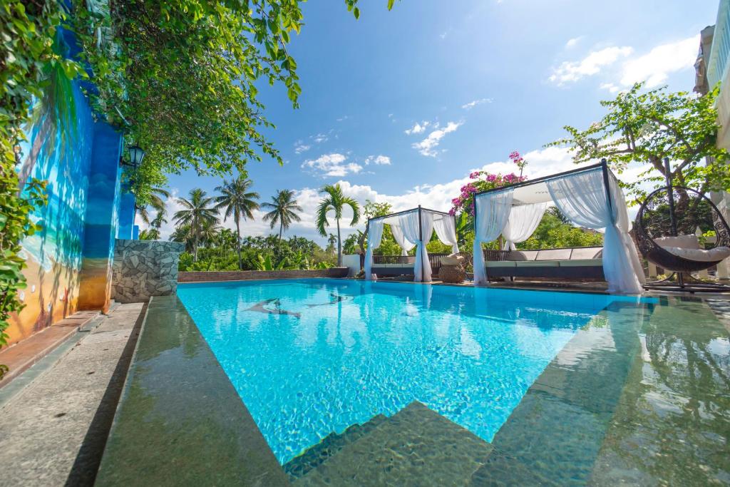 VIP Garden Villa and Pool Hội an 내부 또는 인근 수영장