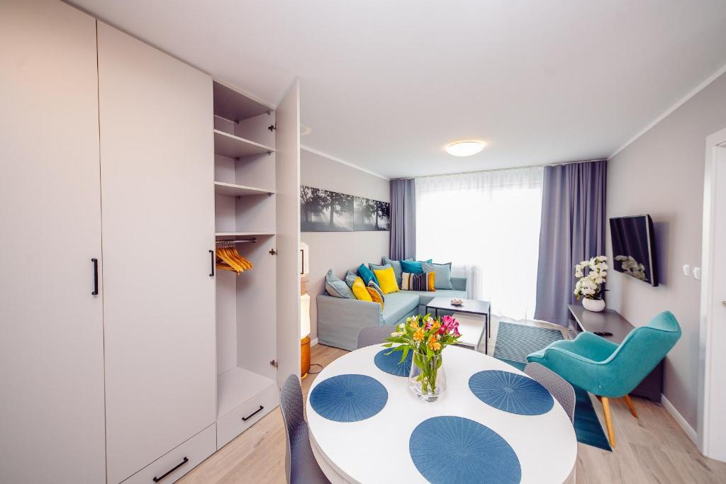 Posedenie v ubytovaní Apartamenty Bliżej Morza
