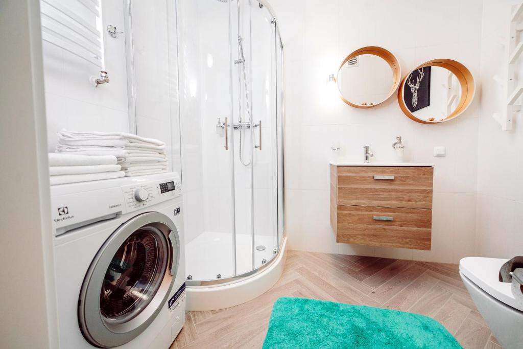 Kúpeľňa v ubytovaní Apartamenty Bliżej Morza