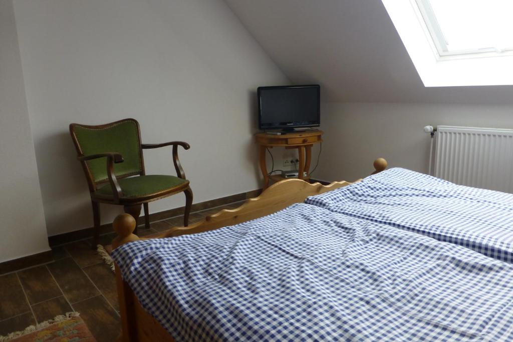 TV a/nebo společenská místnost v ubytování Lindenhof-Dangast