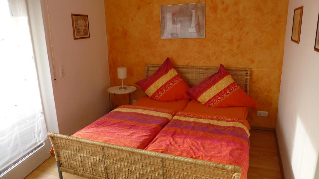 Postel nebo postele na pokoji v ubytování Ferienwohnung Dangast