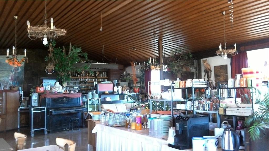 Nápoje v ubytování Ferienwohnung - Apartement - Hotel Klippitz Nordost