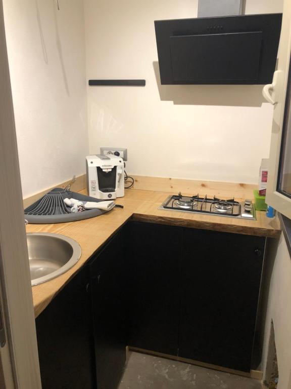 Kuchyňa alebo kuchynka v ubytovaní B&B La Via di Casa