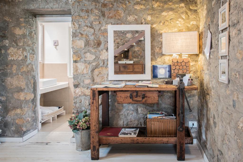 A bathroom at Agriturismo Caranatura