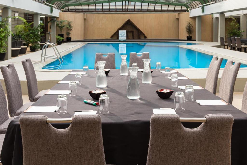 Bazén v ubytování Millennium Hotel Rotorua nebo v jeho okolí