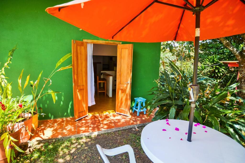 Zahrada ubytování Casa Maya