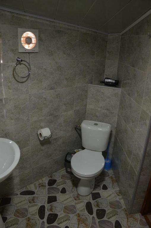 Koupelna v ubytování Guest house UTA