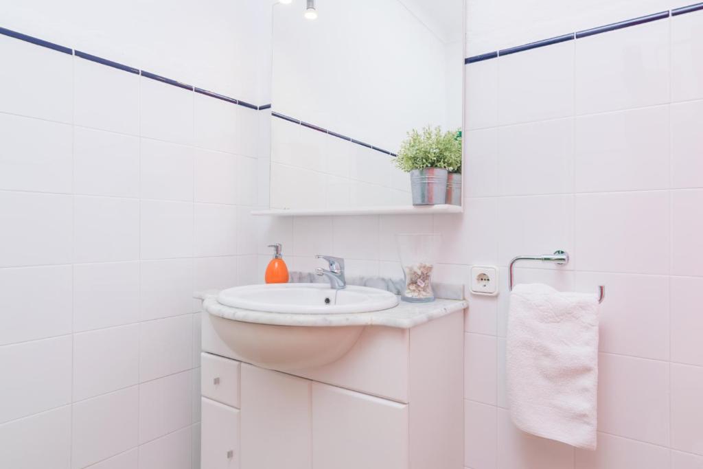 Kúpeľňa v ubytovaní Casa Tradicional Can Picafort