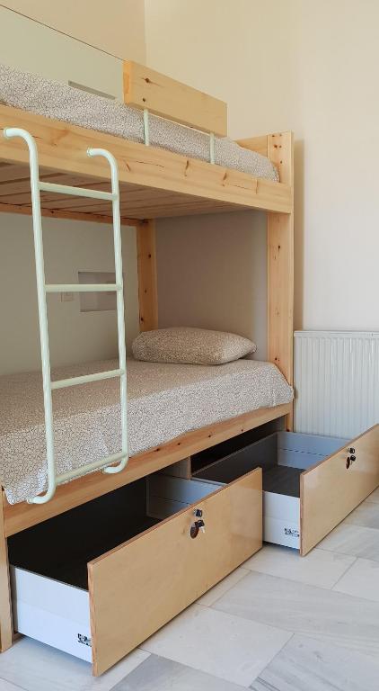 Postel nebo postele na pokoji v ubytování NEX Hostel