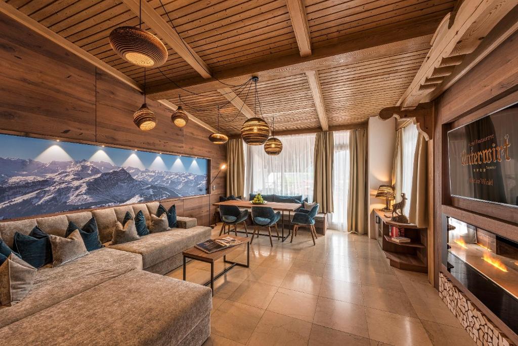 Posezení v ubytování Hotel Unterwirt