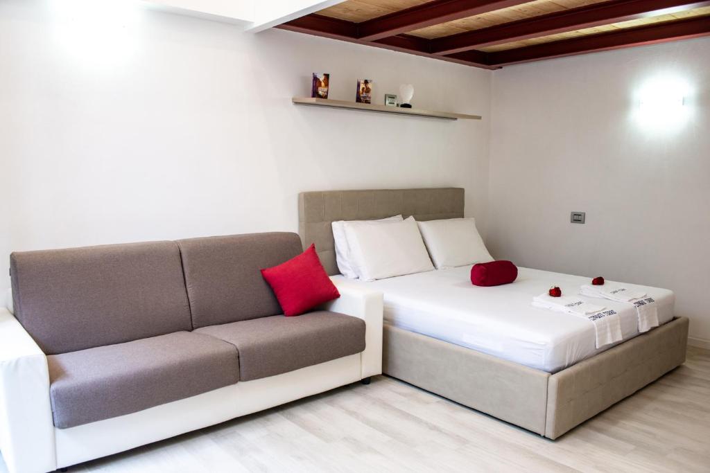 Posezení v ubytování Eden Rooms