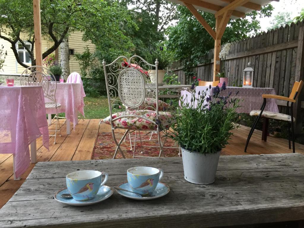 Příslušenství pro přípravu čaje a kávy v ubytování Marta 8 - House & Garden