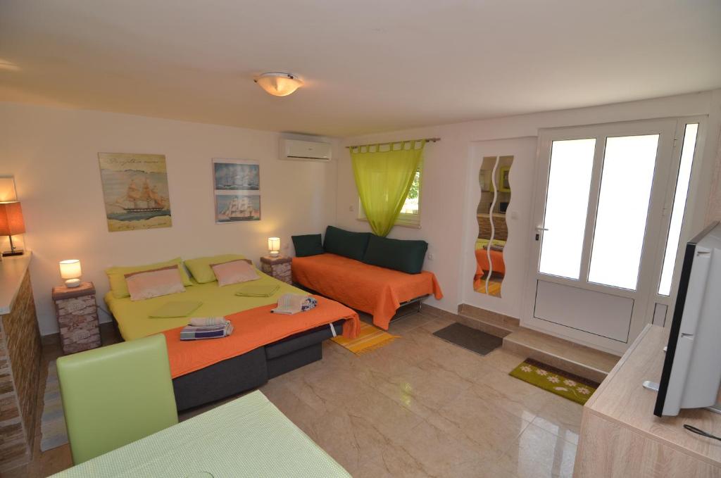 Posteľ alebo postele v izbe v ubytovaní Apartments Zia