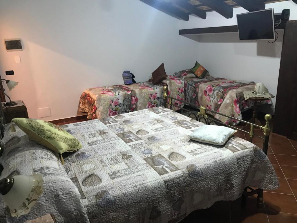 Posteľ alebo postele v izbe v ubytovaní Agriturismo Sole di Sicilia