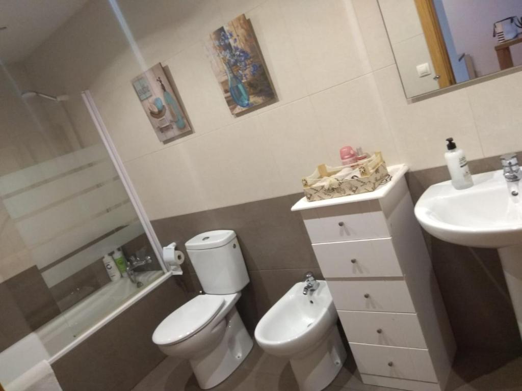 Koupelna v ubytování Apartamento Gabierrota
