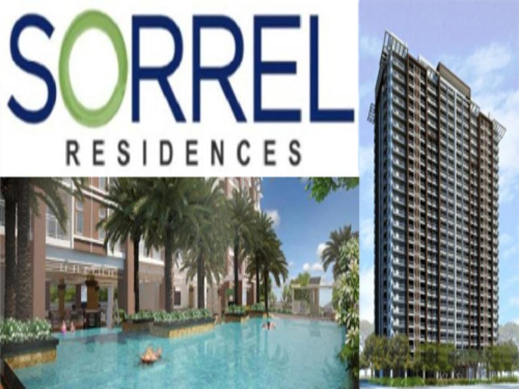 a collage of images of a hotel and a swimming pool at Sta.Mesa across SM Model Unit 2 BR in Manila