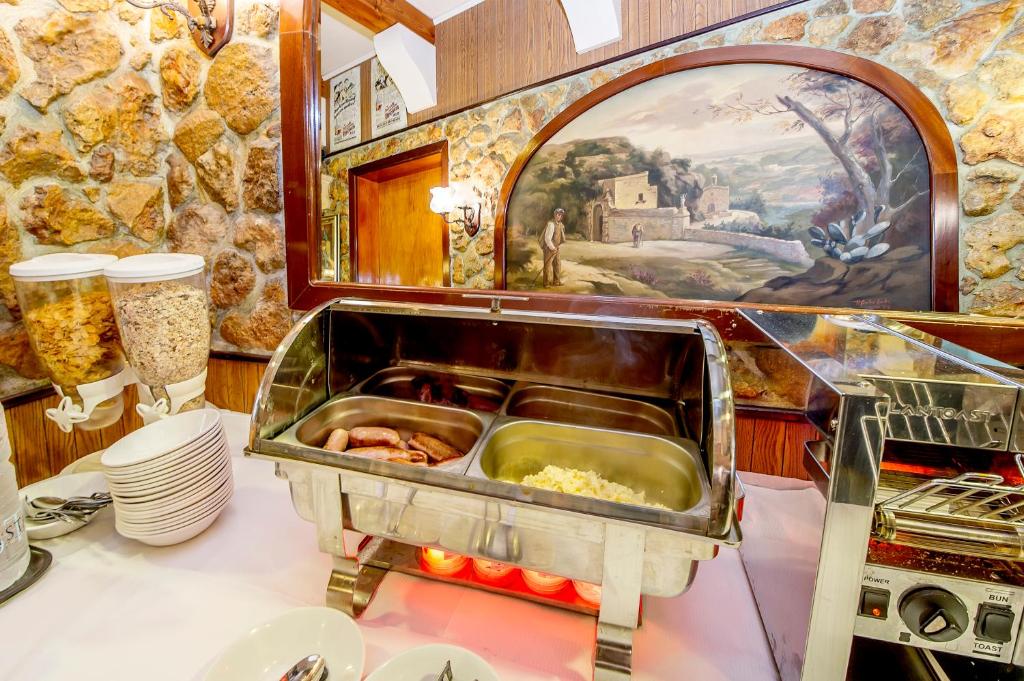 Kuchyň nebo kuchyňský kout v ubytování Electra Guesthouse